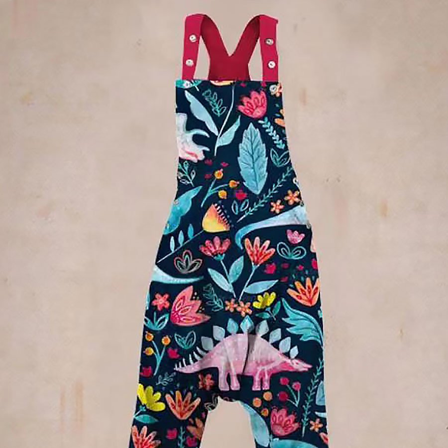 Ladies Casual Printed Harem Jumpsuit