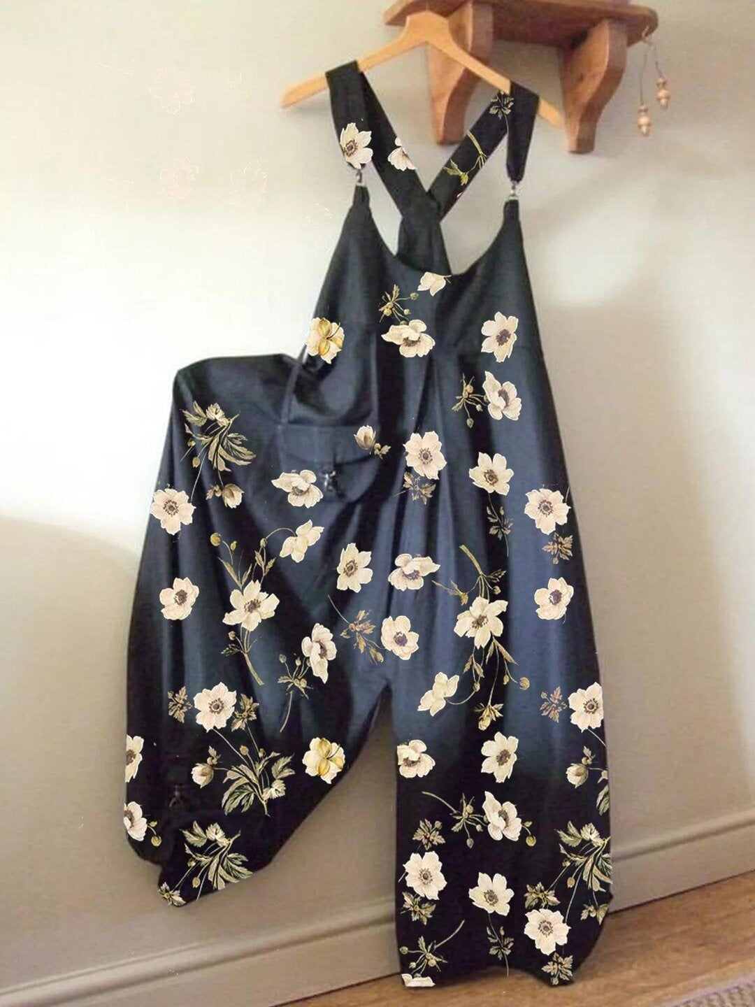 Casual Floral One Piece Jumpsuit