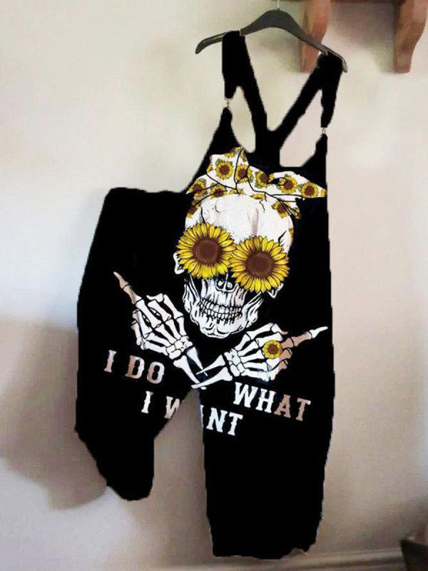 Sunflower Skull Jumpsuit
