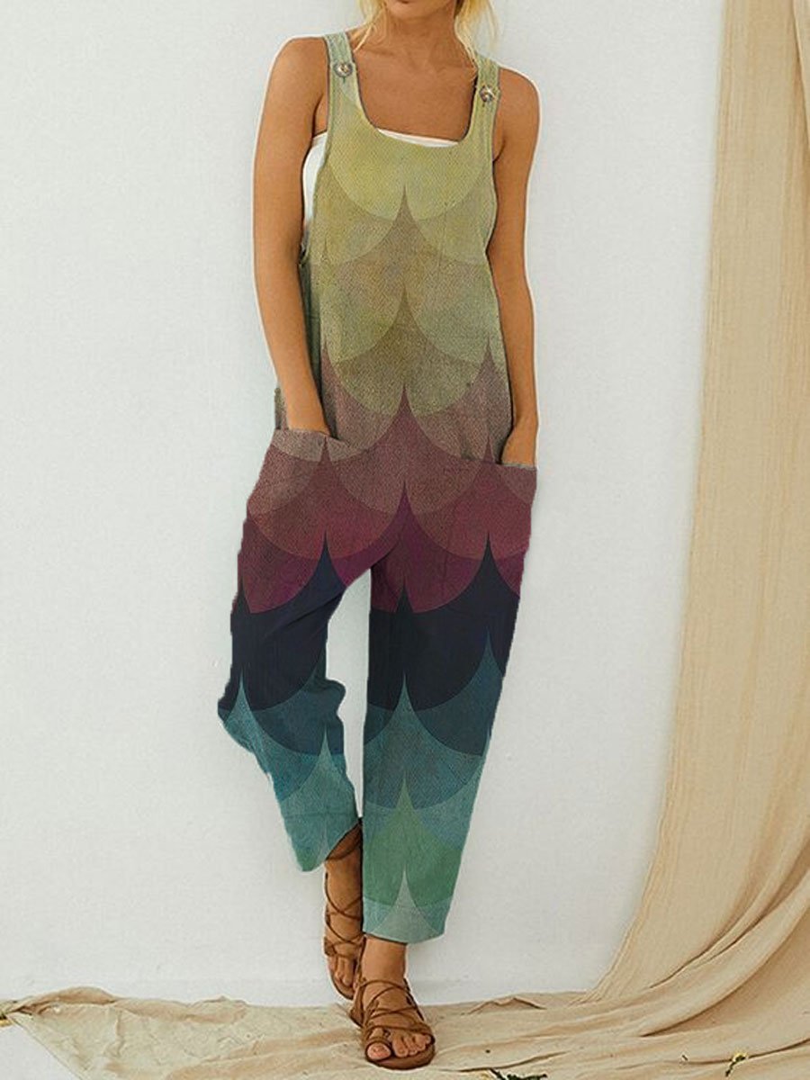 Geometric print jumpsuit